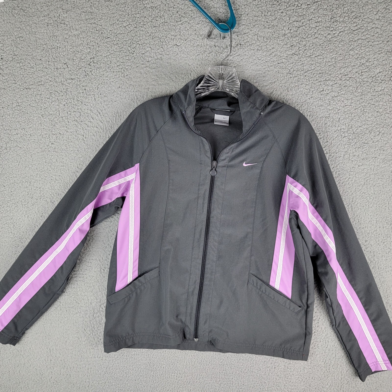 SACAI X NIKE Giacca donna Nike 251314 full zip corsa leggera taglia M 8 10 vintage