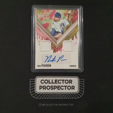2021 Diamond Kings Baseball Nate Pearson Rookie Jersey Auto RC Toronto Bluejays