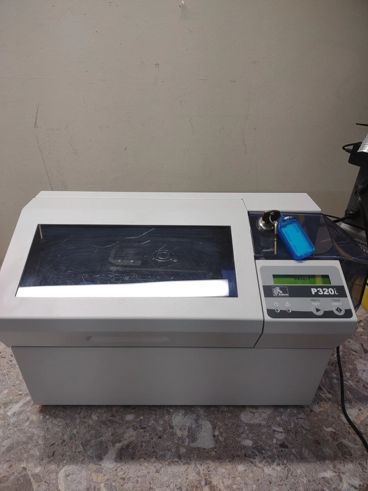 *SPECIAL* Zebra P320i USB Color Card Printer+ USB, PSU CORDS !!!! - Image 2 of 4
