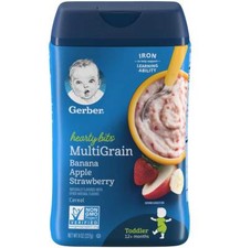 Gerber Hearty Bits Multigrain Cereal Banana Apple Strawberry   8 Oz   Pack of 3