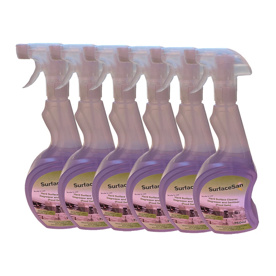 JOS JMS SurfaceSan Current Virus Certified Hard Surface Sanitiser (Pack of 6)