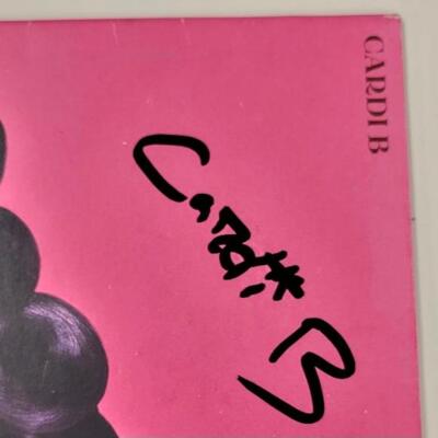 Cardi B & Megan Thee Stallion signed WAP Vinyl Album Cover