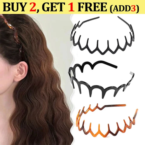 Ladies Men Sharks Tooth Zig Zag Hair Band Toothed Headband Band Sports H - Picture 1 of 23