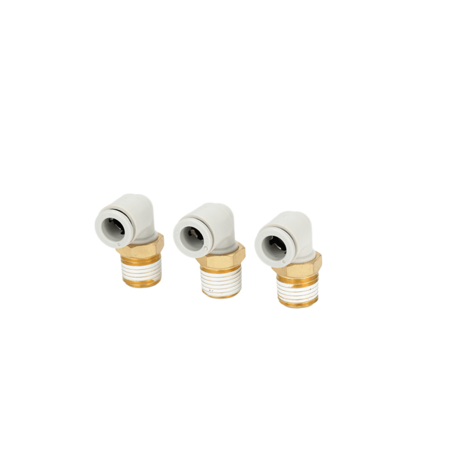 SMC KQ2L12-02NS One-Touch Fitting, Male Elbow, White New ✦KD