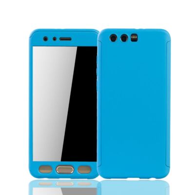 Schutz Handy Hülle für Huawei Honor 9 Full Case Cover Displayschutz Bumper Blau