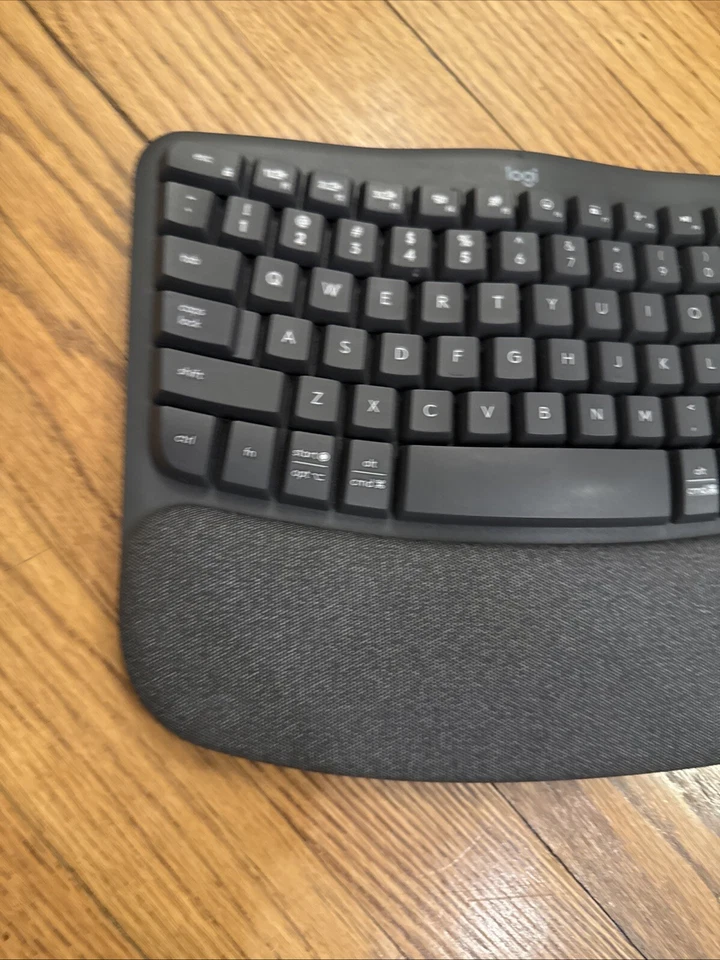 Logitech Wave Keys Wireless Ergonomic Keyboard Only - Graphite - Image 3 of 4