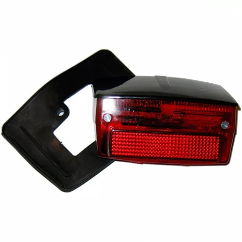 FANALINO STOP POSTERIORE TETTO NERO PER VESPA 50 CC SPECIAL -P216/T-NE - Foto 2 di 4