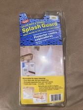 Magic Tub Shower Splash Guard Prevents Water Off Floor Almond