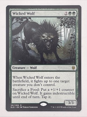 Wicked Wolf Throne of Eldraine Regular