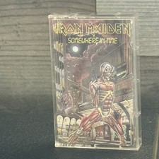 Iron Maiden Somewhere in Time Cassette Tape 1986 Capitol 4XJ 12524 Tested Works