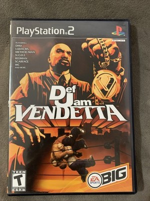 Def Jam Vendetta PS2 Minor Scratching On Disc CIB