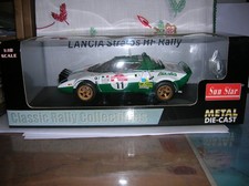 Lancia Stratos winner rally Sanremo '75 Waldegard in scala 1/18 Sunstar Sun Star