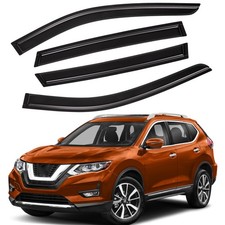 Tape-on Window Visors Rain Guards Wind Deflectors For 2014-2020 Nissan Rogue