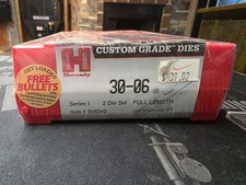 Hornady 546340 Custom Grade Rifle Reloading Dies Set - 2 Piece