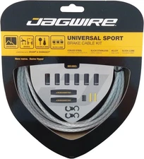 Jagwire Universal Sport Brake Cable Kit | Lube-Lined Housing for Road & MTB