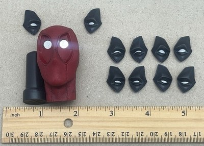 1/6 Hot Toys 12'' figure Xmen MMS347 Deadpool Movie Heads With Eyes Set