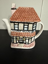 Vintage Tea Pot Decorative Collectors Item CASTLE VAULTS Ceramic Teapot