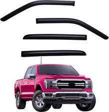 Window Visors Rain Guards fits Ford F150 SuperCrew 2015-2026, Window Wind Deflec