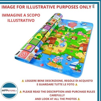 Kinder Spielteppich 145x175cm klappbar reversibel dicker Schaumstoff