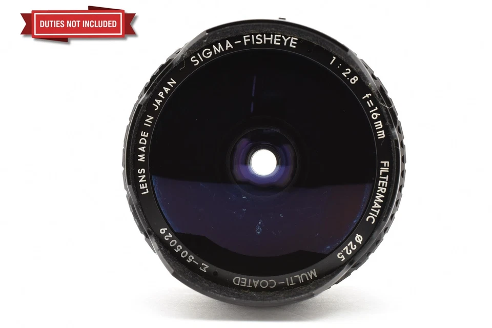 [Near MINT] Sigma Fisheye Filtermatic 16mm f2.8 MC Lens For Nikon F  From JAPAN - Image 3 of 4