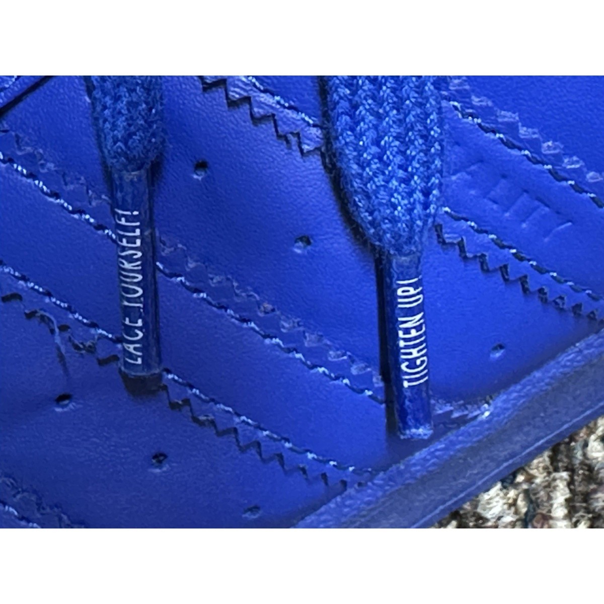 Adidas Pharrell Williams Superstar Men\'s 11.5 Blue Leather Athletic Shoes S41814 adidas Superstar Pharell Supercolor Pack Bold Blue Men main image 4