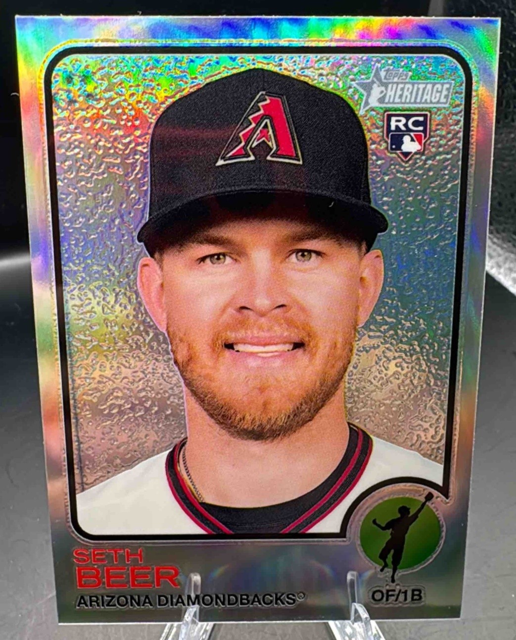 2022 Topps Heritage Seth Beer #77 Chrome Refractor 562/673 RC Diamondbacks