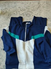 VTG USA Olympics Blue zipup tracksuit sz L