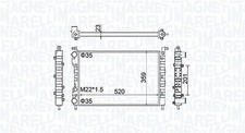 Radiateur Fiat PALIO
