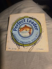 Línea de pesca Horrocks Ibbotson Perfect Leader #270 1 yarda de intestino de gusano de seda español