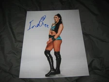 INDI HARTWELL  WWE AEW NXT SIGNED AUTOGRAPHED  8X10 PHOTO