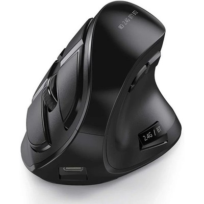 Seenda Vertical Ergonomic Mouse Rechargeable BT5.0/3.0 & 2.4G Tri-Mode