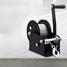Hand-Cranked Winch One-Way Self-Locking Manual Hoist Steel Wire Rope Small Winch