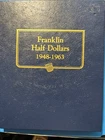 1948 - 1963 Franklin Half Dollars Complete Set (36 coins) Fine-Very Fine