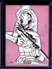 Marketplace image: 2026 Topps Chrome Star Wars Galaxy Rumi Paramita Sketch Card Artist Auto #1/1