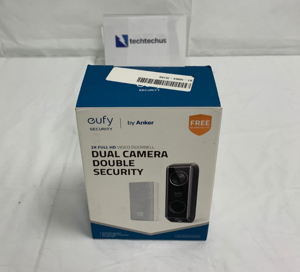 eufy Security S330 Video Doorbell with Chime, Dual Wired 2K HDR