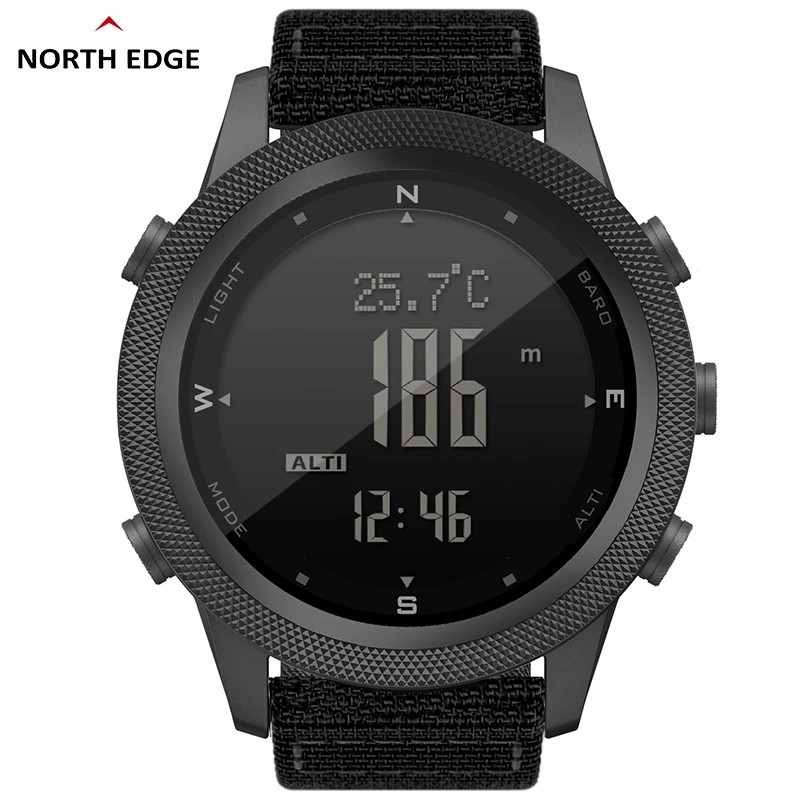 NORTH EDGE APACHE-46 Men Digital Watch Sport Watches Altimeter Barometer Compass