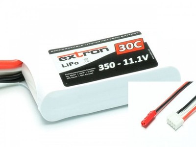 3S Lipo Extron X2  LiPo 3S 11,1V 350mAh 30C/60C
