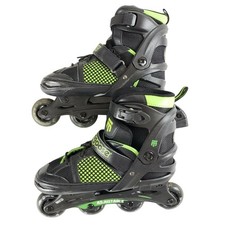 MONGOOSE Youth Inline Skates Rollerblades ADJUSTABLE Size 5-8 Black MG-088B-L