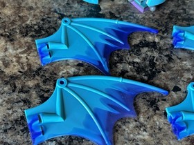 Lego Elves 41172 Merina Water Dragon Replacement Parts 2 Heads 7 Wings