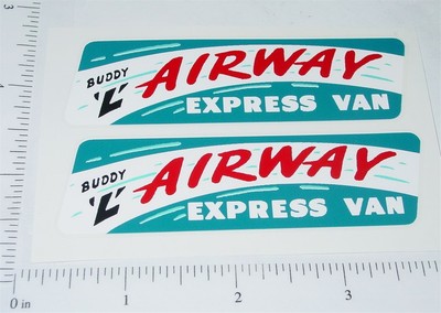 Pair Buddy L GMC Airway Express Van Stickers BL-084