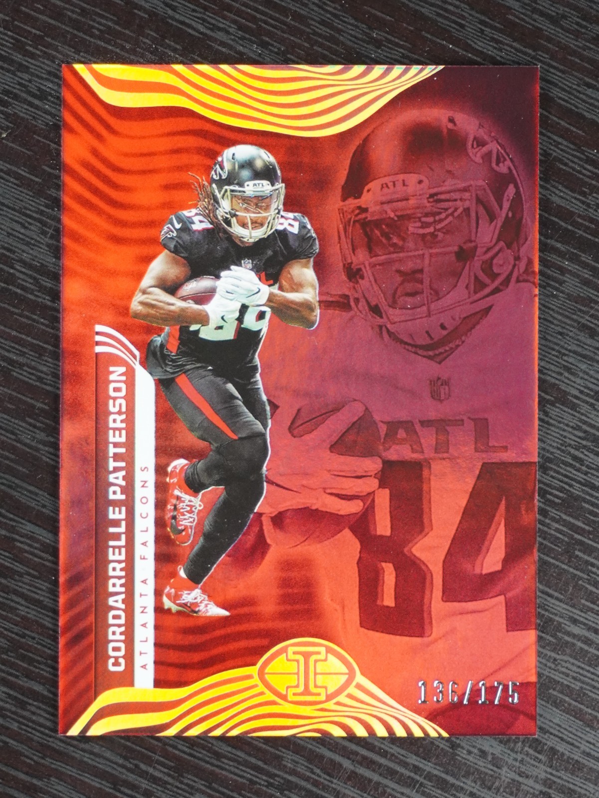 2022 Panini Illusions - Cordarrelle Patterson Trophy Collection Red /175 Falcons