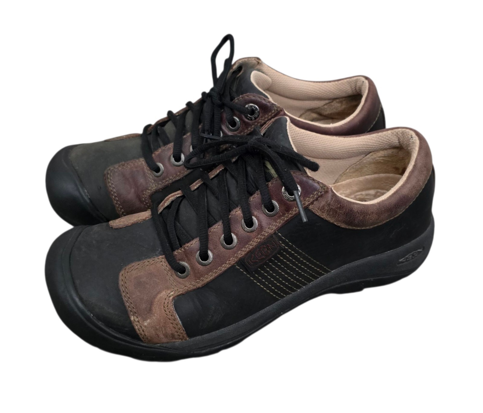 Scarpe Keen Austin uomo 9 5 pelle marrone casual Oxford comode