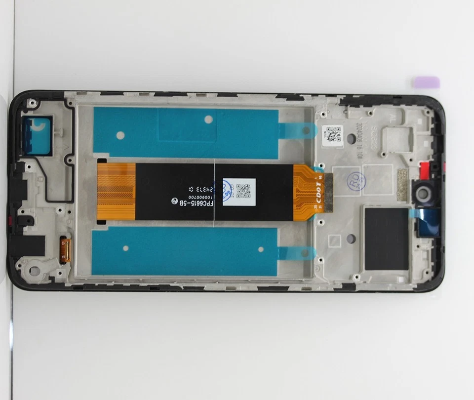 Marco de montaje de digitalizador de pantalla táctil con pantalla LCD compatible con HMD Vibe Nokia TA-1590 EE. UU. Foto 4 de 4