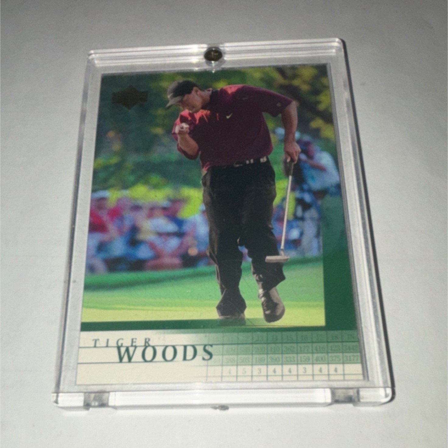 Upper Deck 2001 Tiger Woods #1 PGA Tour Stanford Golf Card