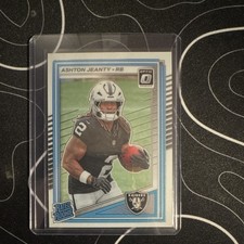 Panini 2025 Donruss Rated Rookie Ashton Jeanty #305 Las Vegas Raiders Football