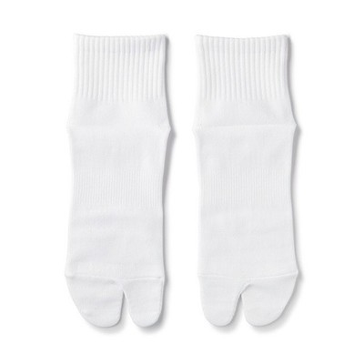 Weiße Tabi Socks Senior Split-Toe Japanische Socken
