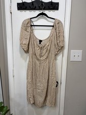 Y2K Forever 21 Dress Floral Boho Beach Indie Romantic 2X Festival Spring Ditzy