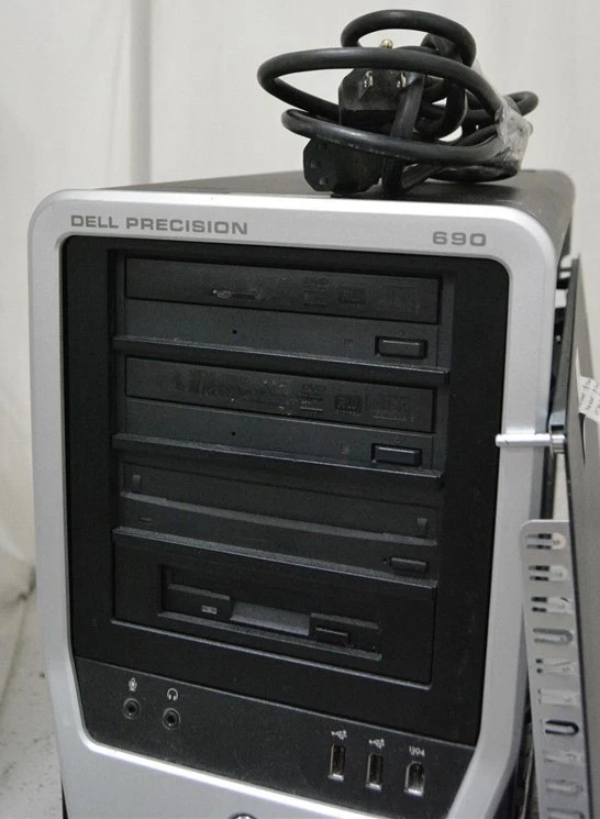 Dell DCD0 Precision 690 Tower 2*Intel Xeon 5150 2.66GHz 4GB SEE NOTES - Image 2 of 4