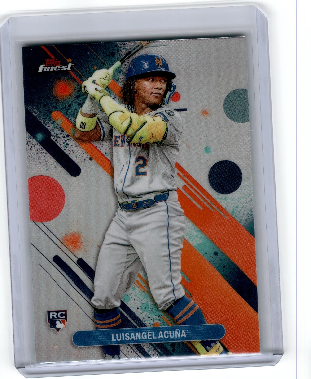 2025 Topps Finest LUISANGEL ACUNA RC Common Refractor #52 NEW YORK METS