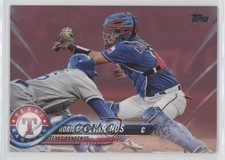 2018 Topps Update Mother's Day Hot Pink 7/50 Robinson Chirinos #US220 4xw